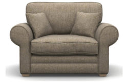 Heart of House Chedworth Tweed Fabric Cuddle Chair - Beige